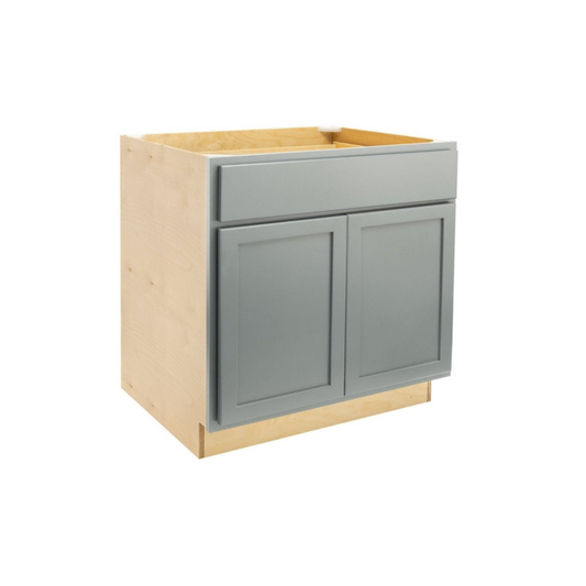 Quicklock Magnetic Gray Base Cabinet - Double Door