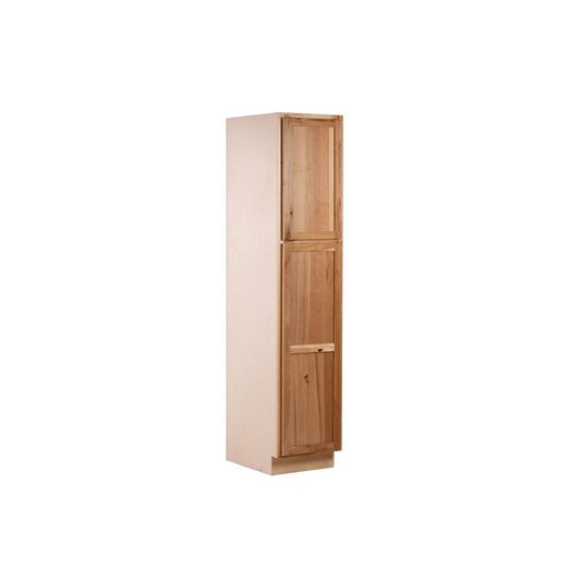 Quicklock Raw Hickory Pantry Cabinet