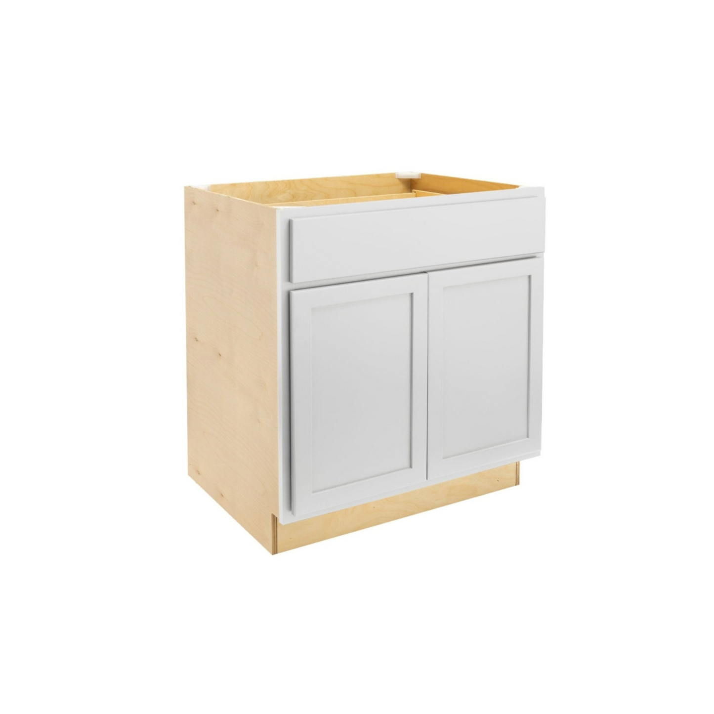 Quicklock Pure White Base Cabinet - Double Door