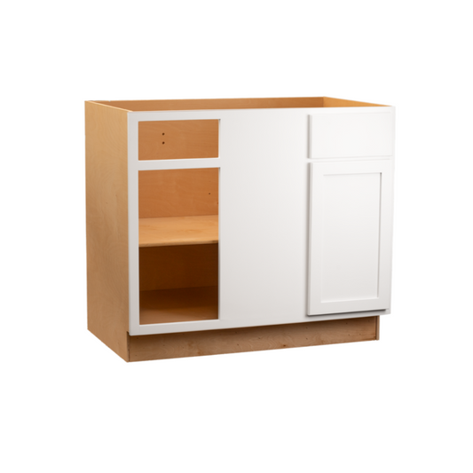 Quicklock Pure White Blind Corner Base Cabinet