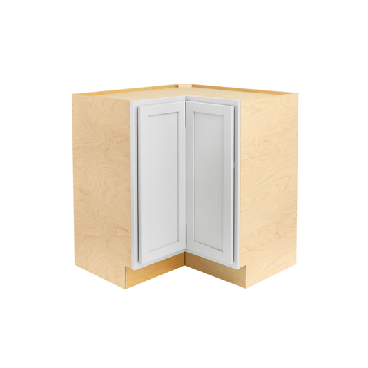 Quicklock Pure White "Easy Reach" Corner Base Cabinet