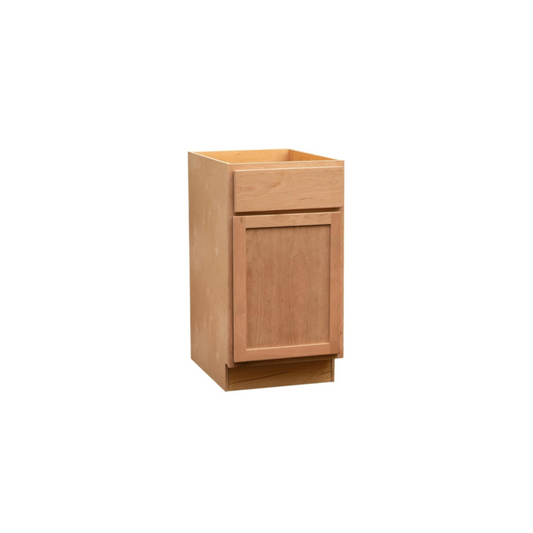 Quicklock Raw Cherry Base Cabinet - Single Door