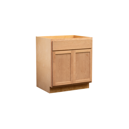 Quicklock Raw Cherry Base Cabinet - Double Door