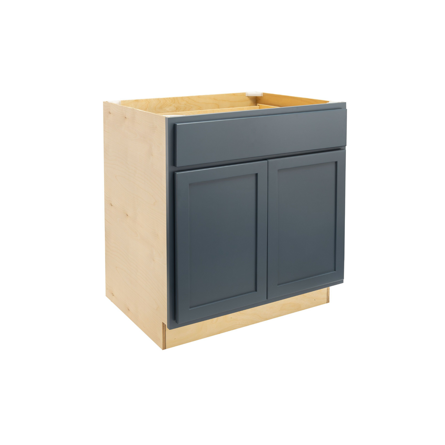 Quicklock Needlepoint Navy Base Cabinet - Double Door