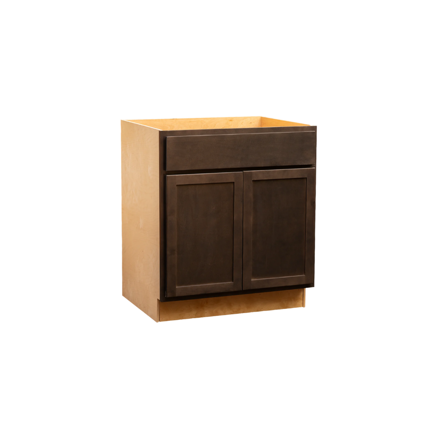 Quicklock Espresso Stain Base Cabinet - Double Door