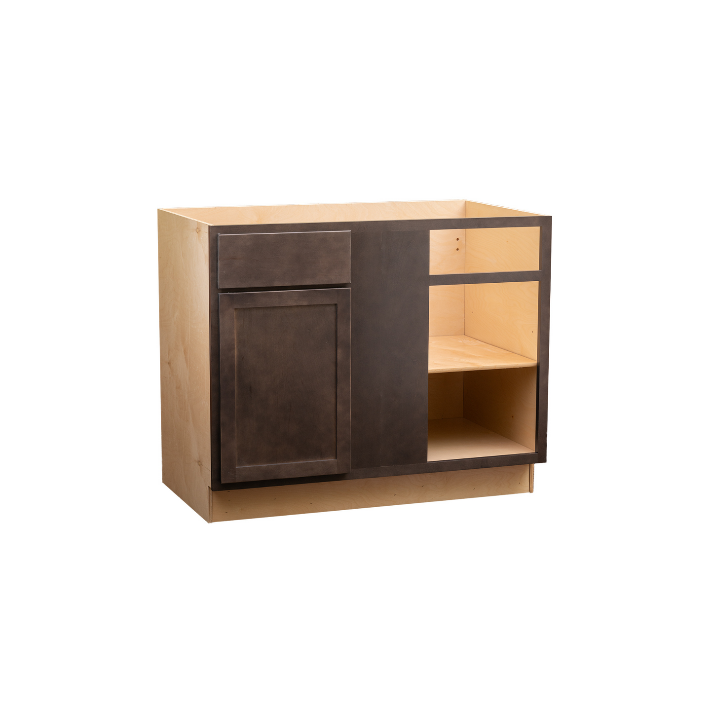 Quicklock Espresso Blind Corner Base Cabinet