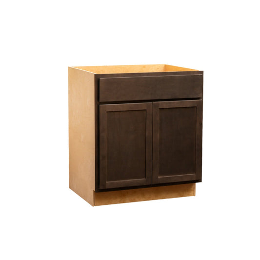 Quicklock Espresso Stain Sink Base Cabinet