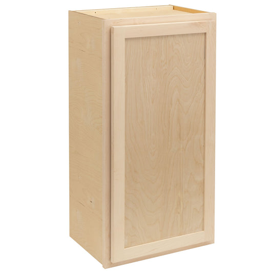 Quicklock Raw Maple Wall Cabinet - Single Door