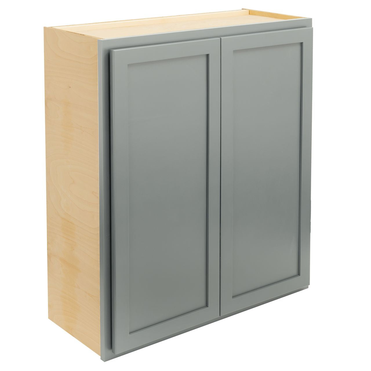 Quicklock Magnetic Gray Wall Cabinet- Double Door 30"H x (30", 36"W)