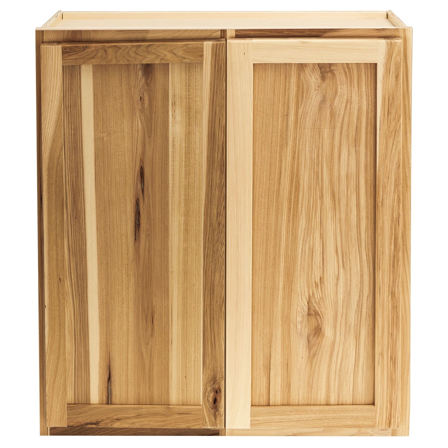 Quicklock Rustic Hickory Wall Cabinet - Double Door