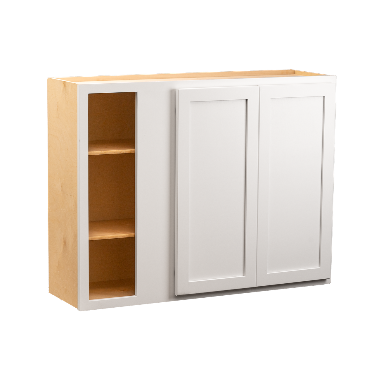 Quicklock RTA (Ready-to-Assemble) Pure White Blind Corner Wall Cabinet- 42"W x (30", 36", 42"H)