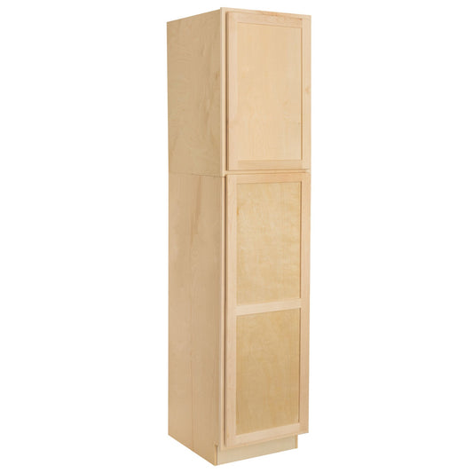 Quicklock Raw Maple Pantry Cabinet