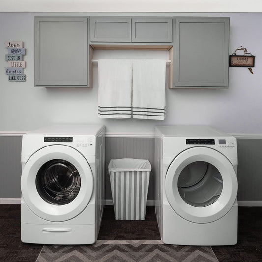 Magnetic Gray Laundry Room 3 Cabinets Kit