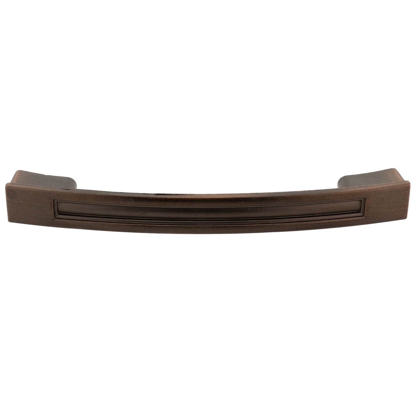 Quicklock 3 3/4" Weathered Copper Modern Drawer Pull & Cabinet Handle