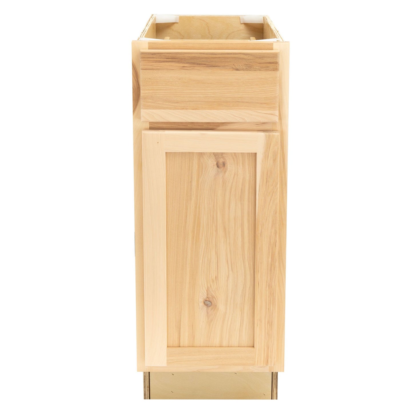 Quicklock Raw Hickory Base Cabinet - Single Door