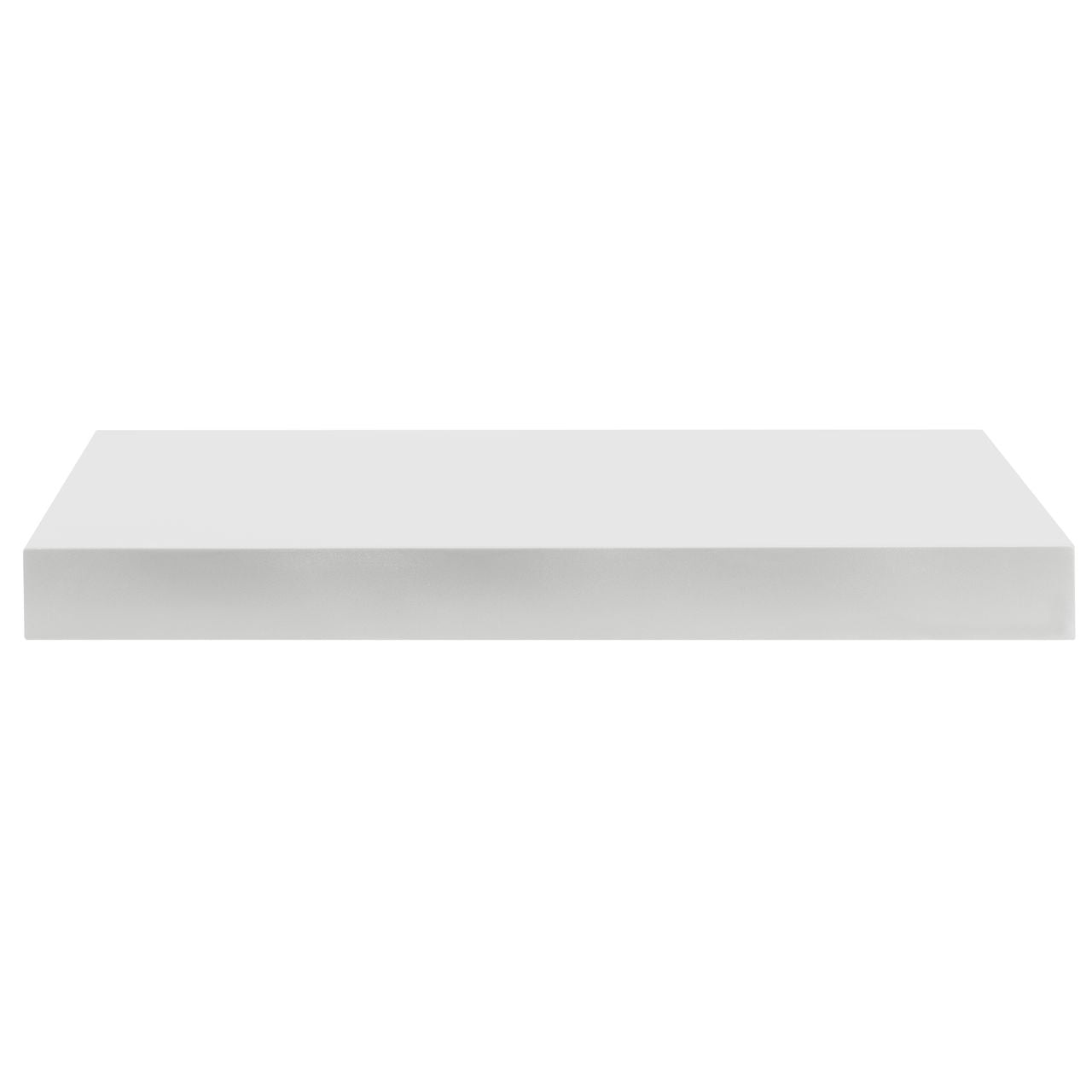 Quicklock Pure White Floating Shelf- 42"W x 2⅛"H x 12"D