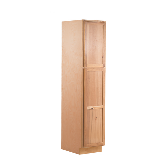 Quicklock RTA (Ready-to-Assemble) Raw Hickory Pantry Cabinet- 24"W