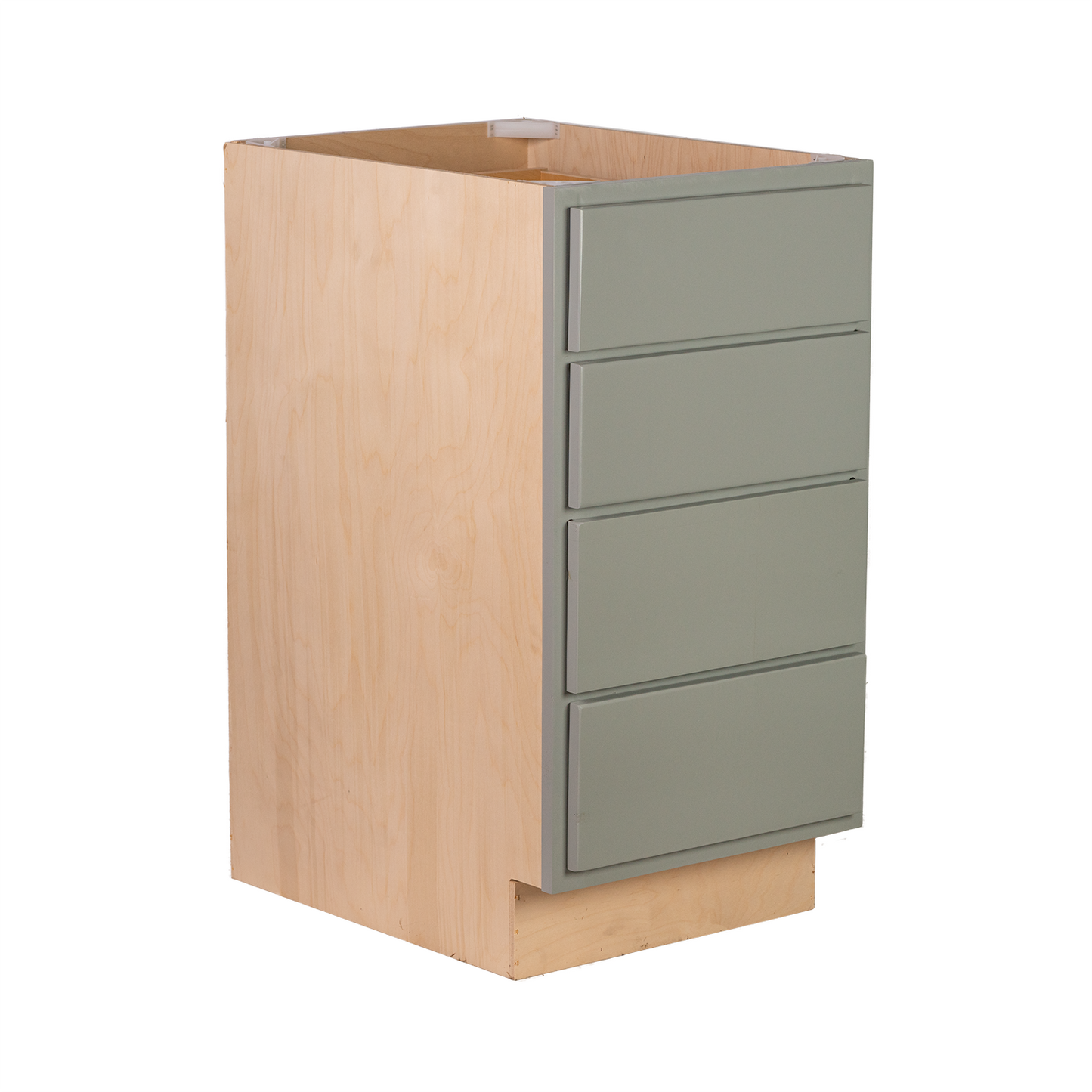 Quicklock RTA (Ready-to-Assemble) Magnetic Gray 4 Drawer Base Cabinet 34.5"H x (18", 24"W)