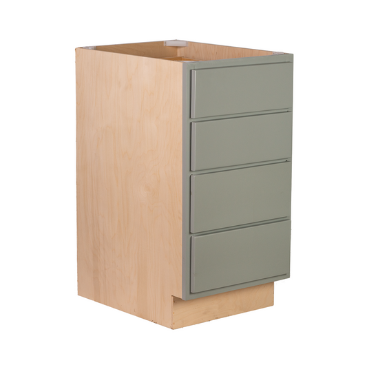 Quicklock Magnetic Gray 4 Drawer Base Cabinet 34.5"H x (18", 24"W)