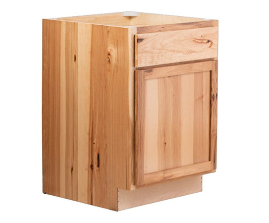 Quicklock Rustic Hickory Base Cabinet - Single Door