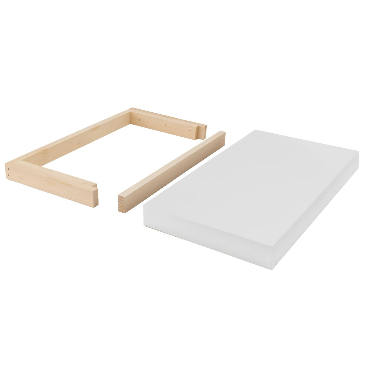 Quicklock Pure White Floating Shelf- 42"W x 2⅛"H x 12"D