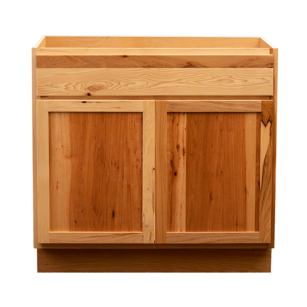 Quicklock Rustic Hickory Sink Base Cabinet