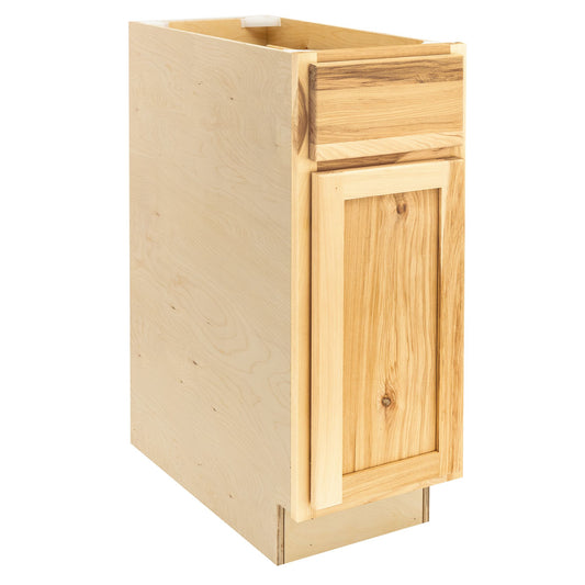 Quicklock Rustic Hickory Base Cabinet - Single Door