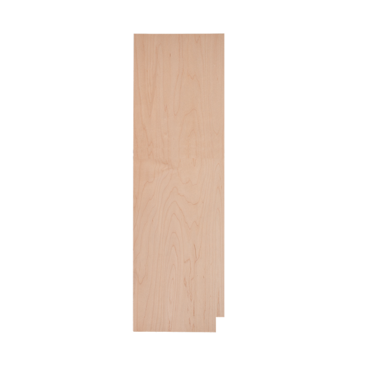 Quicklock Raw Maple ¼" X 23 ¼" X 84" Pantry End Panel - Left Side