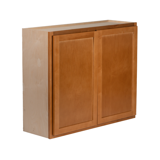 Quicklock RTA (Ready-to-Assemble) Provincial Stain Wall Cabinet- Large 30"H x (30", 36"W)
