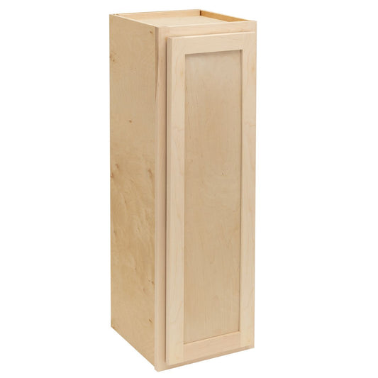 Quicklock RTA (Ready-to-Assemble) Raw Maple Wall Cabinet- Medium 42"H x (12", 15", 18", 21", 24"W)