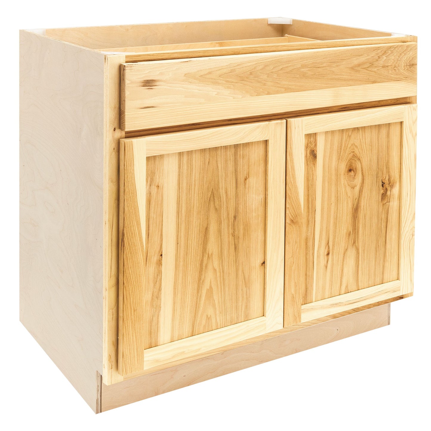 Quicklock Rustic Hickory Base Cabinet - Double Door