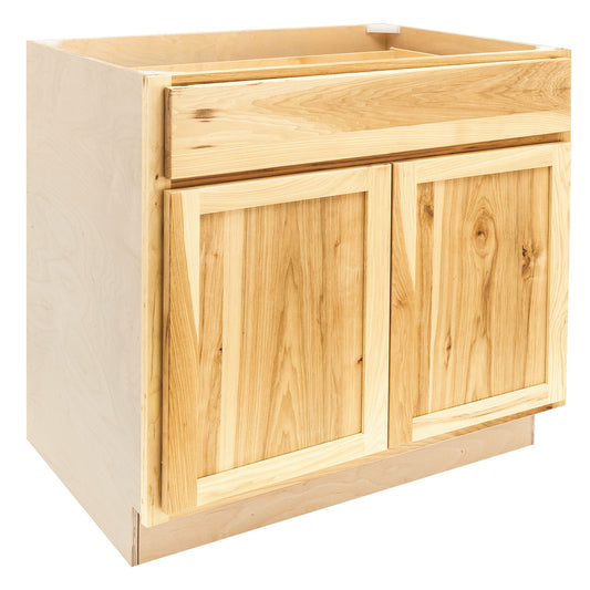 Quicklock Rustic Hickory Sink Base Cabinet