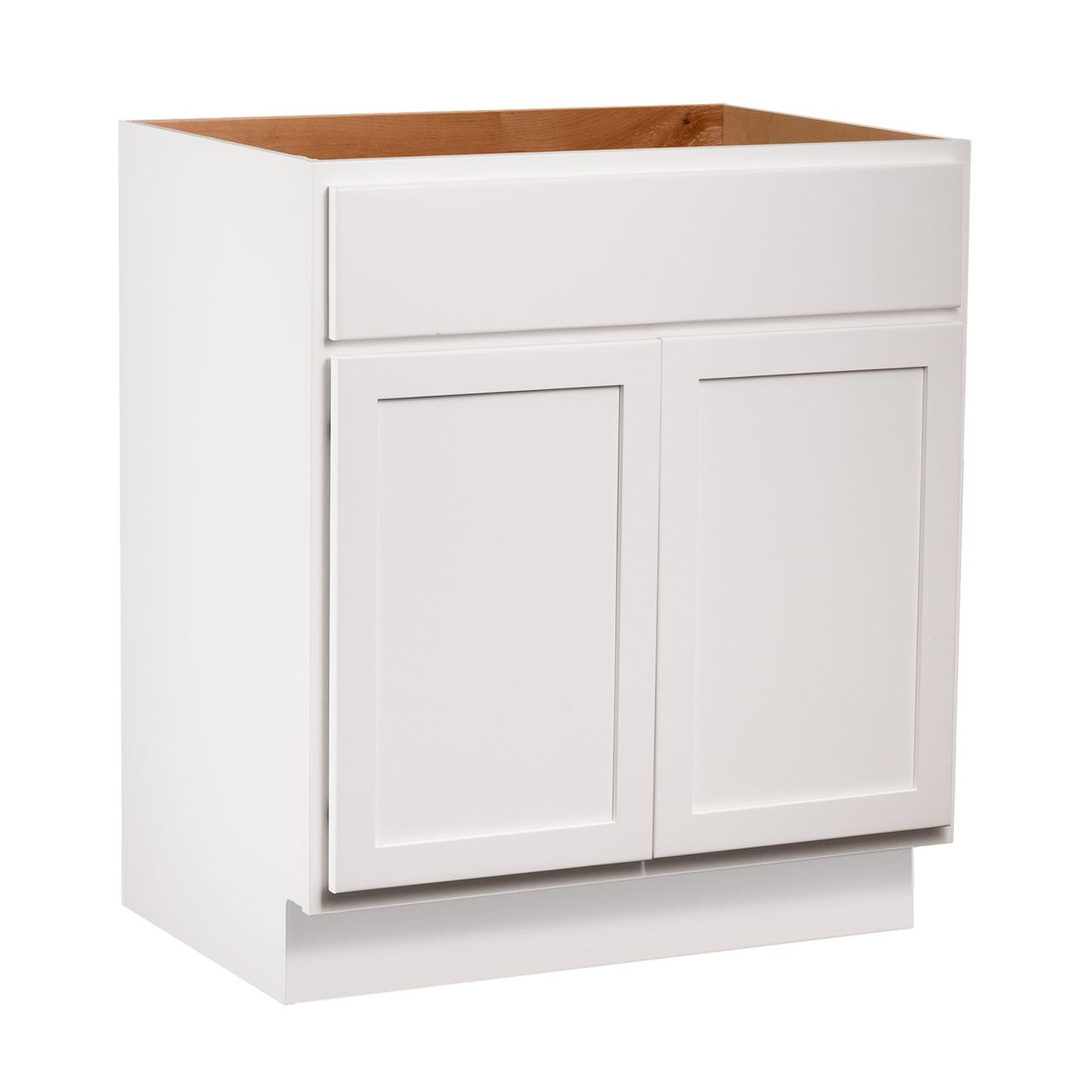 Quicklock RTA (Ready-to-Assemble) Pure White Vanity Base Cabinet- 24"W